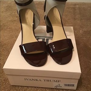 Ivanka Trump Klover Patent Leather Sandal